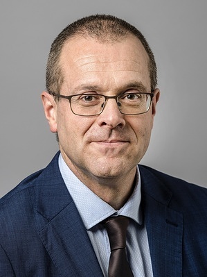 Portrait of WHO Regional Director for Europe, Dr Hans Henri P. Kluge.  Title of WHO staff and officials reflects their respective position at the time the photo was taken.