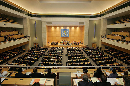 58th World Health Assembly meeting in Geneva 16-25 May 2005.
