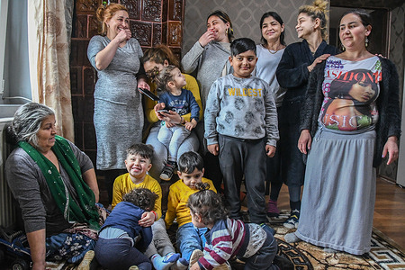 Poor housing and indoor environments cause or contribute to many preventable diseases and injuries, such as respiratory, nervous system and cardiovascular diseases and cancer. A degraded urban environment, with air and noise pollution and lack of green spaces and mobility options, also poses health risks.

A large Roma family, matriarch with her daughters, daughter-in-laws and grandchildren.
