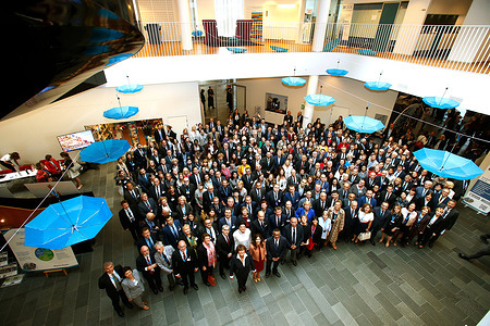 Group photo of the 69th session of the WHO Regional Committee for Europe.