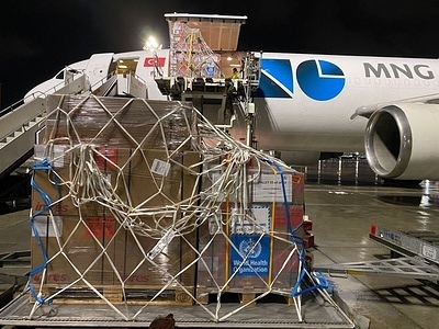 In response to the devastating earthquakes impacting Türkiye and the Syrian Arab Republic, the World Health Organization delivered 72 metric tons of trauma and emergency surgery supplies, including treatments, to both countries to support ongoing response efforts.   A first charter flight departed to Türkiye on 9 February carrying 37 metric tons of life-saving supplies, and a second flight is scheduled to deliver 35 metric tons of supplies to the Syrian Arab Republic today.    In total, these life-saving supplies from both flights will be used to treat and care for 100 000 people as well as for 120,000 urgent surgical interventions in both countries.   A third flight is scheduled to reach the Syrian Arab Republic on 12 February and expected to carry 37 metric tons of emergency health supplies to reach an additional 300 000 people. 