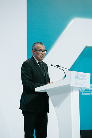 Dr Tedros Adhanom Ghebreyesus, WHO Director-General, delivered his keynote address entitled "the state of health in the world" to the delegates and guests of the 73rd session of the WHO Regional Committee for Europe, which took place in Astana, Kazakhstan.