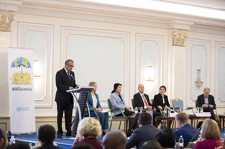 The UHC-P workshop, hosting 170+ participants from six WHO regions, emphasized the vital link between Primary Health Care (PHC) and Universal Health Coverage (UHC). Notable speakers, including WHO's DG and Kazakh Health Minister Azhar Giniyat, highlighted this connection during the event's opening ceremony. They celebrated significant WHO milestones: the 45th anniversary of the Alma-Ata Declaration and the 75th anniversary of WHO.   The DG praised the UHC Partnership, enhancing WHO's impact by deploying over 150 health systems experts in 120+ country and regional offices, aligning with the organization's focus on country impact.   Kazakh Minister Dr Azhar Giniyat shared Kazakhstan's progress, where 19 million people, including 8 million rural residents, now have PHC access. She outlined innovative approaches, like transport medicine, and aimed to increase PHC spending to 60%.   RD stressed the importance of human connections in healthcare, stating that innovation goes beyond technology—it's about implementing proven methods. Bruce Aylward highlighted the global monitoring report's launch, revealing that 30% of countries successfully enhanced basic services and financial protection, emphasizing the global challenges and progress in healthcare accessibility. 
